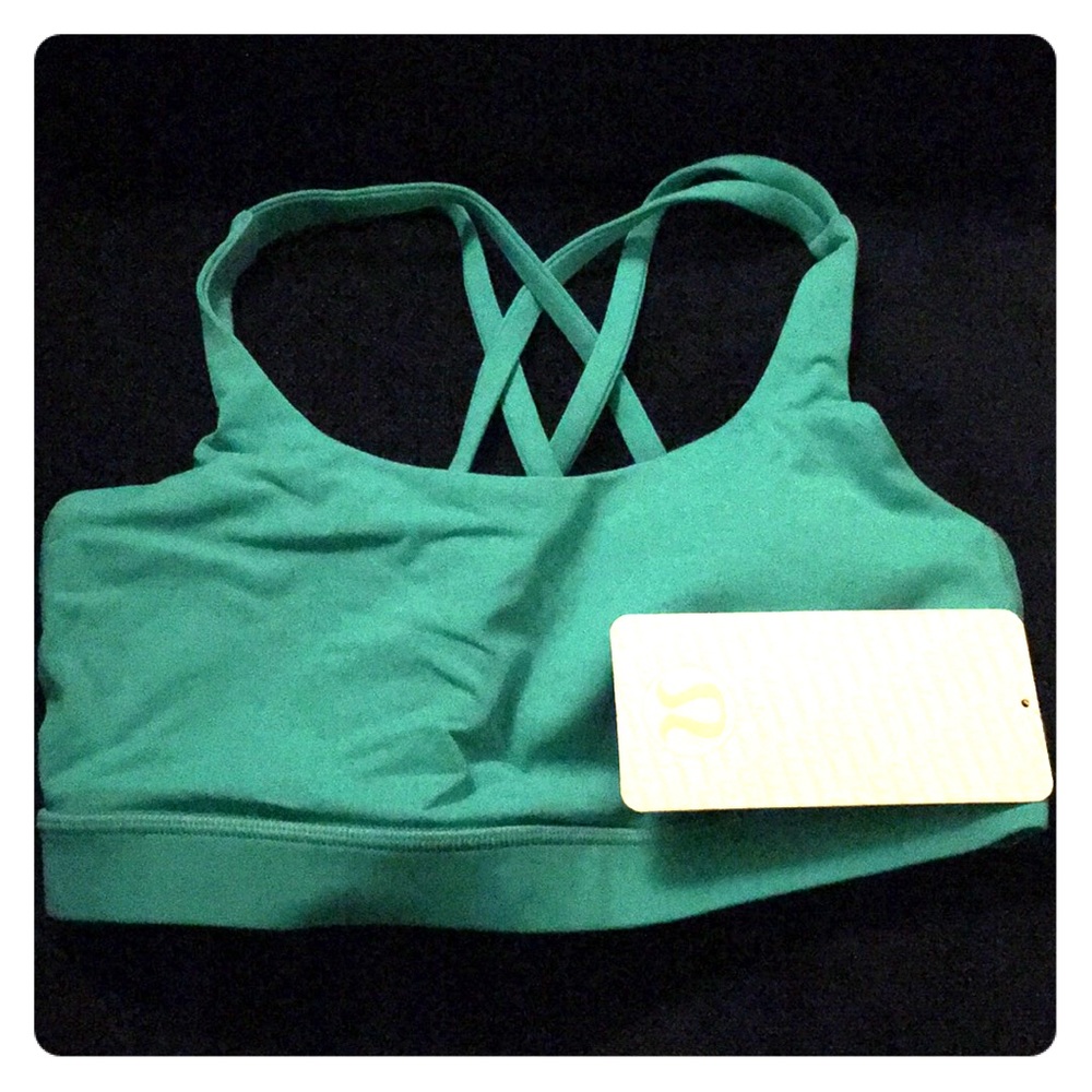 NWT Lululemon Energy Bra size 6 Jungle Green
